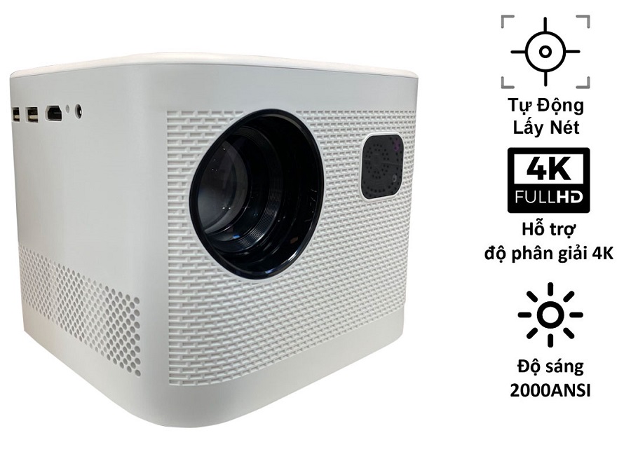 Máy Chiếu Z6 Fly - Full HD 1080P - Hệ Điều Hành Android TV - Wifi  | Tặng USB 64gb Đi Cảnh Bay Phòng | Dùng Xem Phim, Đi Cảnh Bay Phòng, Youtube, Netflix