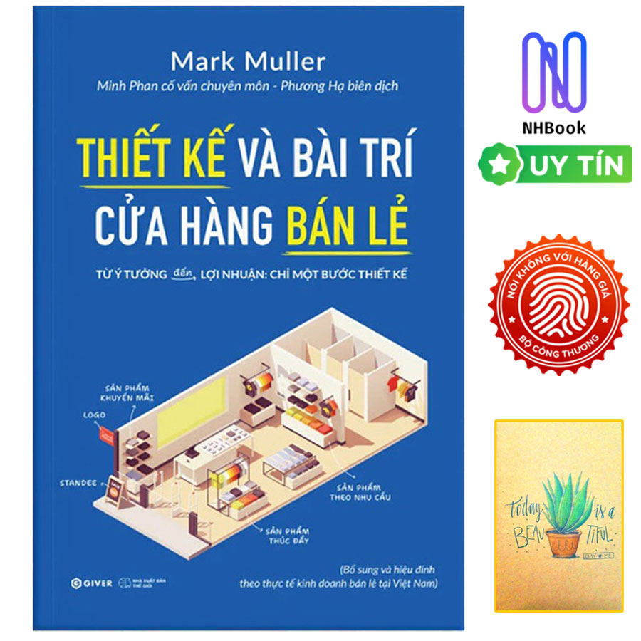 Sách - Thiết Kế Và Bài Trí Cửa Hàng Bán Lẻ - Từ Ý Tưởng Đến Lợi Nhuận - Chỉ Một Bước Thiết Kế - GIVER - NHBook