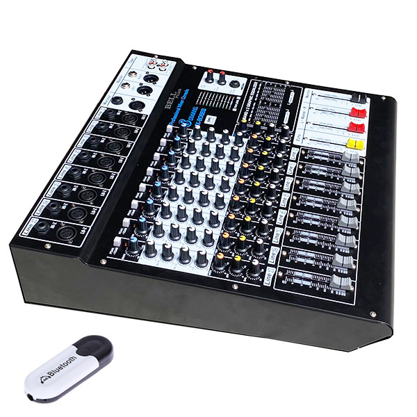 Bàn trộng nhạc hay còn gọi là Mixer karaoke gia đình và sân khấu MX  - 806EQ  BellPlus (hàng chính hãng)