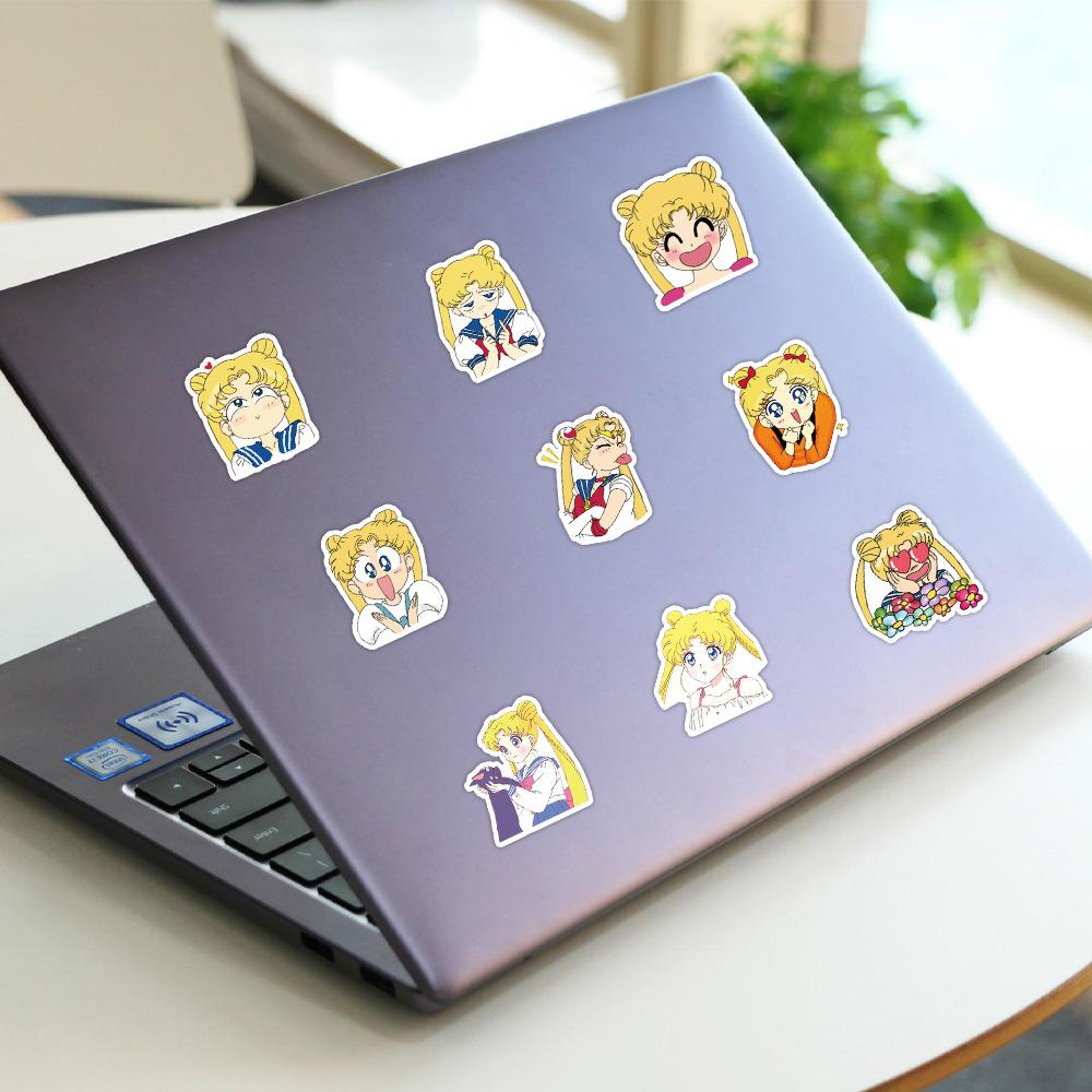 Sticker THỦY THỦ MẶT TRĂNG hoạt hình trang trí mũ bảo hiểm,guitar,ukulele,điện thoại,sổ tay,laptop-mẫu S139