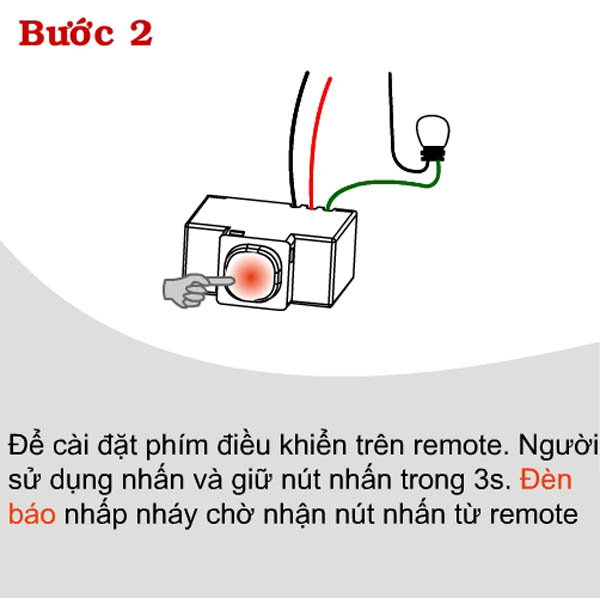 Công tắc điều khiển từ xa IR2A