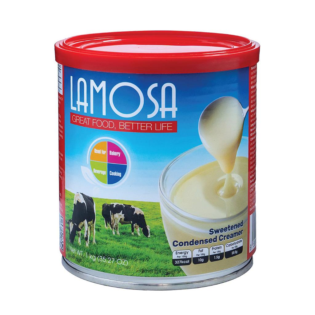 Sữa Đặc Có Đường Cao Cấp LAMOSA Lon 1KG - Nhập khẩu Malaysia