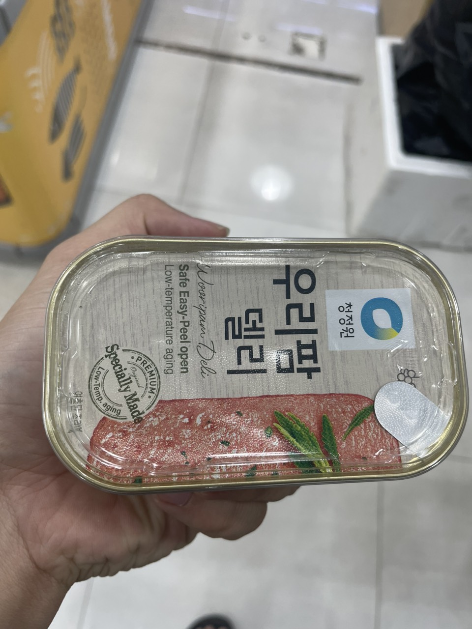 Thịt Hộp Woori PAM Daesang Hàn Quốc 190G/ 대상) 우리팜 델리 190G