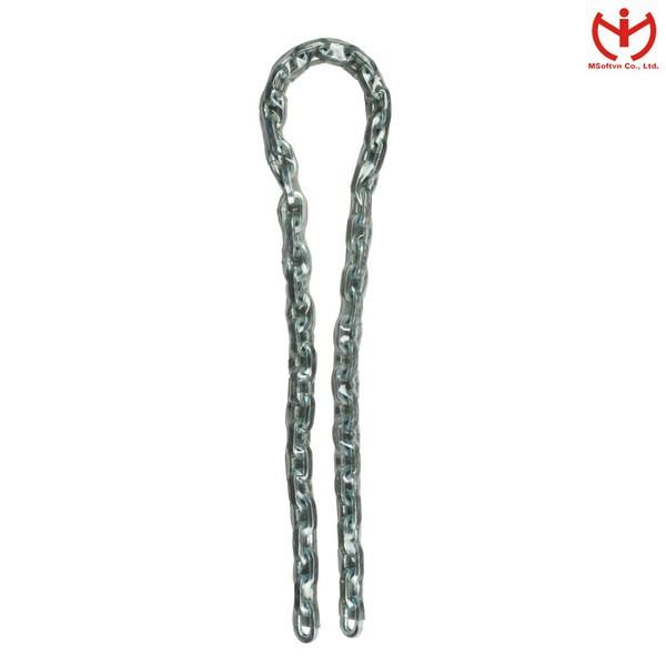 Dây xích Master Lock 8012 D thân bằng mắt xích thép 6mm chiều dài 1.5m - MSOFT