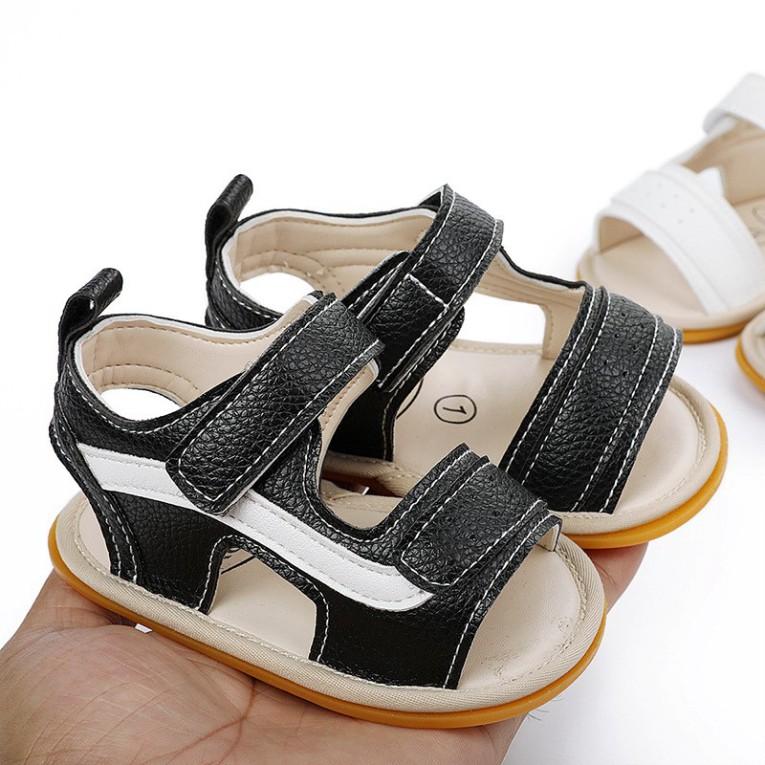 Giày Sandal tập đi cho bé đế cao su chống trơn trượt cao cấp cực chất mềm mại cho bé trai bé gái