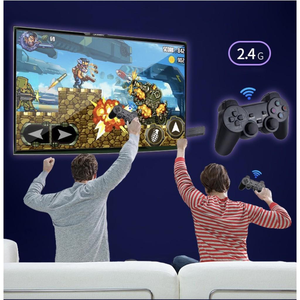 MÁY CHƠI GAME 9 HỆ MÁY GIẢ LẬP 3500 TRÒ CHƠI 2 TAY CẦM HDMI