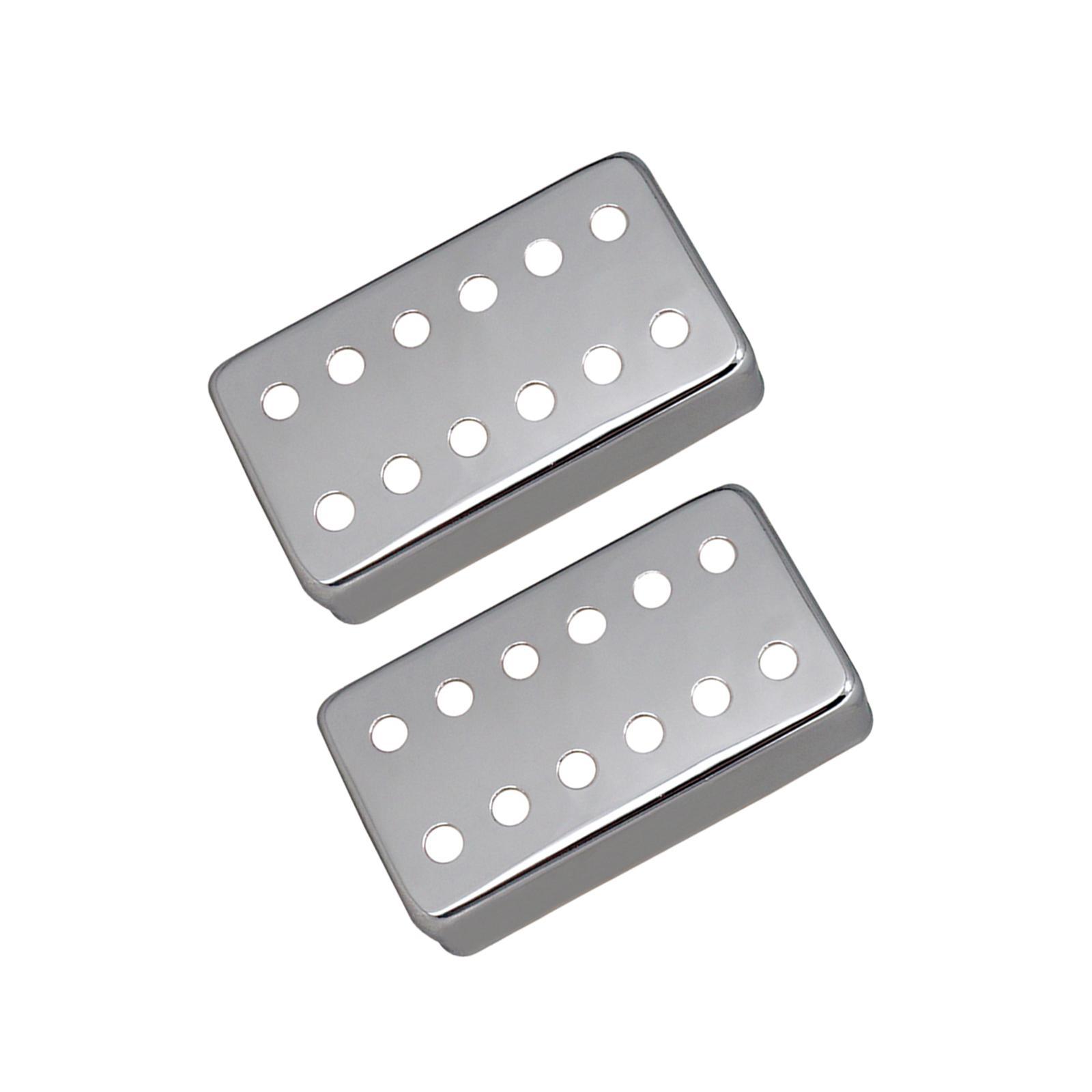 2Pcs Copper Guitar Pickup Cover for 6 Strings Electric Guitar Replacement