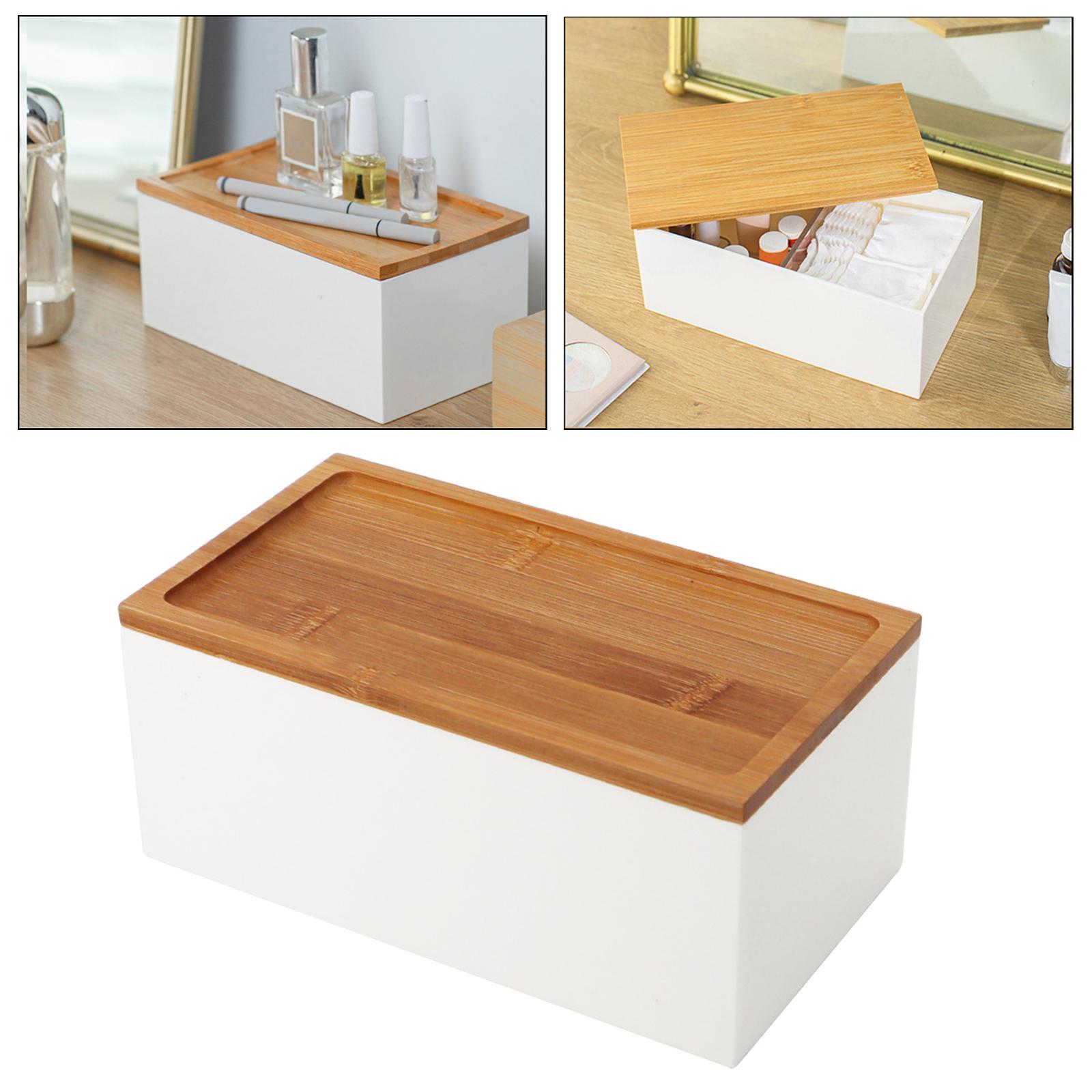 Desk Organizer Durable Portable Cosmetic Storage Box for Vanity Dresser Desk