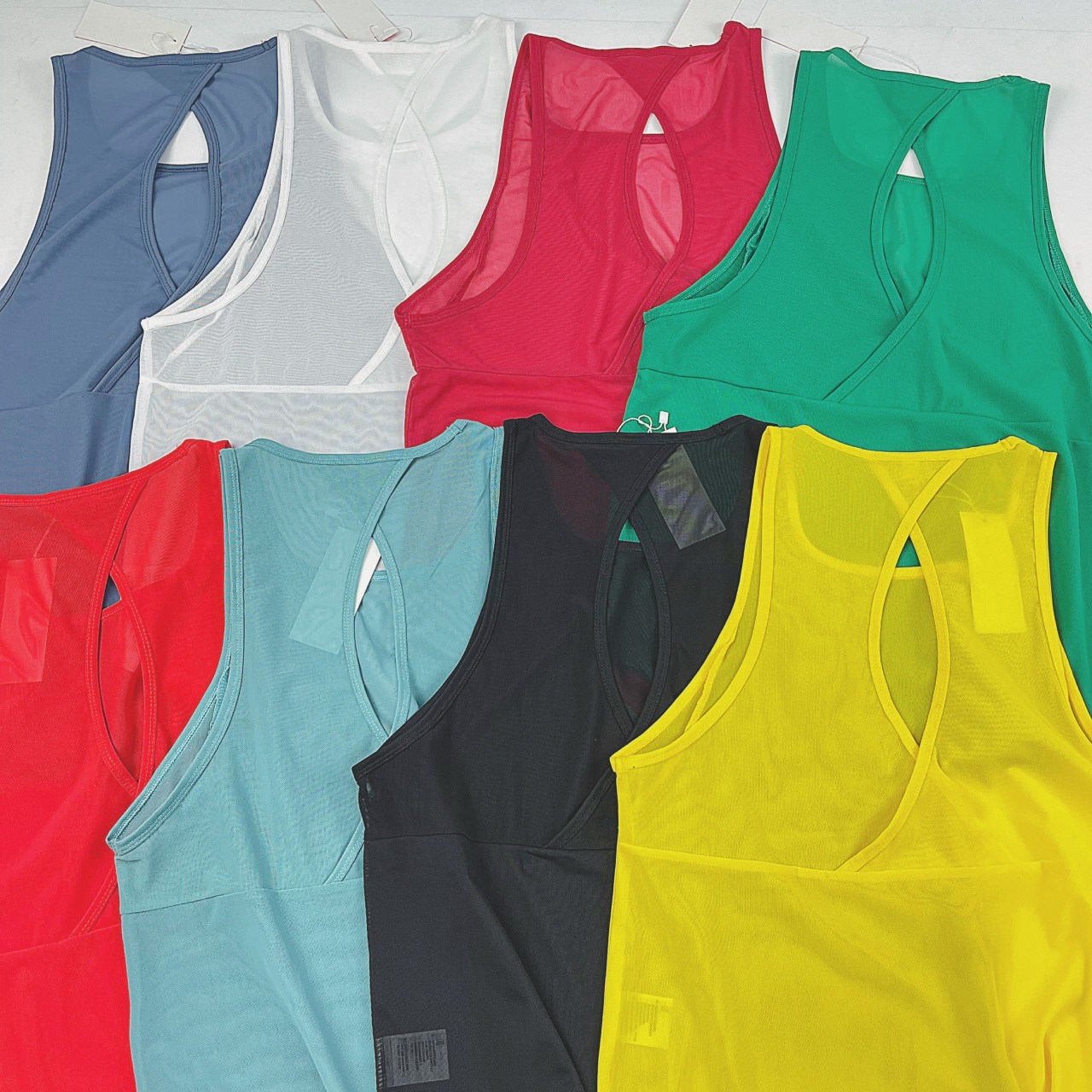 Áo Tank Top Lưới Mắt Nhỏ Mềm Mát