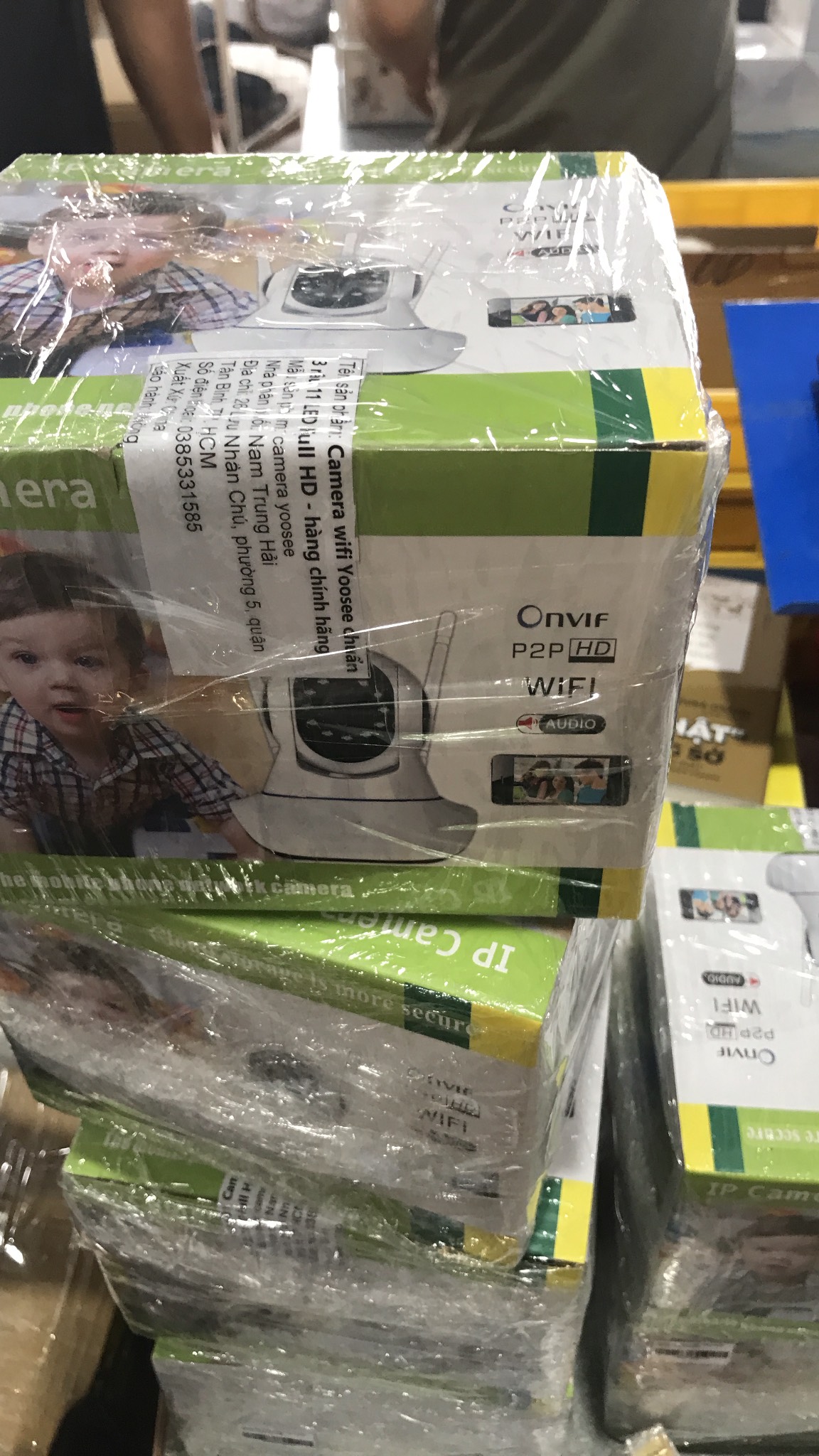 Camera wifi Yoosee chuẩn 3 râu 11 LED Full HD - hàng chính hãng