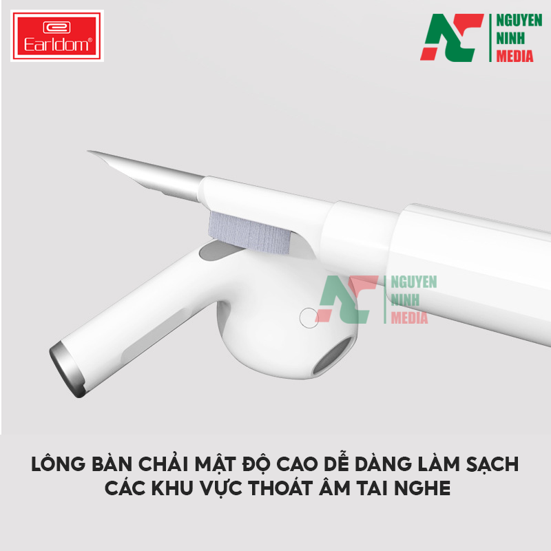 Dụng Cụ Vệ Sinh Tai Nghe True Wireless Chuyên Nghiệp Earldom ET-T05 - Hàng Chính Hãng