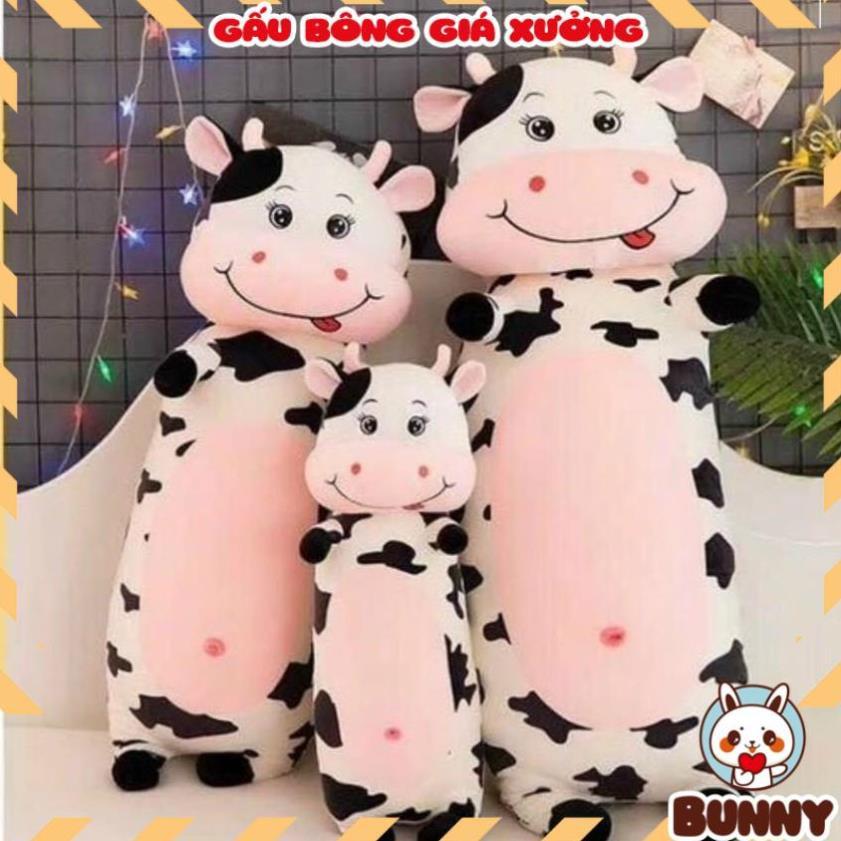 Gấu Bông Bò Sữa Siêu Kute Mềm Mịn Size 1m2 vải nhung mềm mịn tạo cảm giác thoải mái khi ôm. - Gấu bông