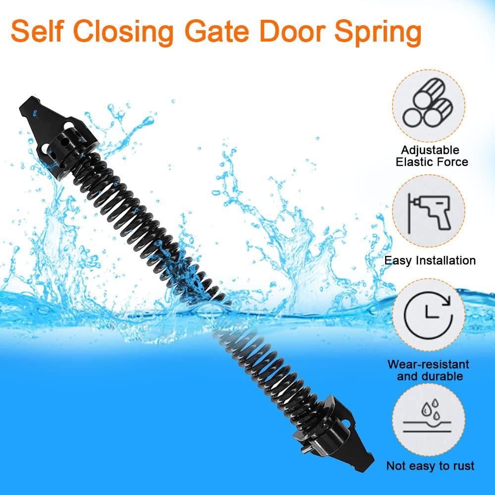 Đóng cửa lò xo 14 inch Đóng cửa có thể điều chỉnh Cửa lò xo bằng thép carbon ngoài trời Vít Cổng vườn gần hơn cho cửa nhà Hàng rào trang trại