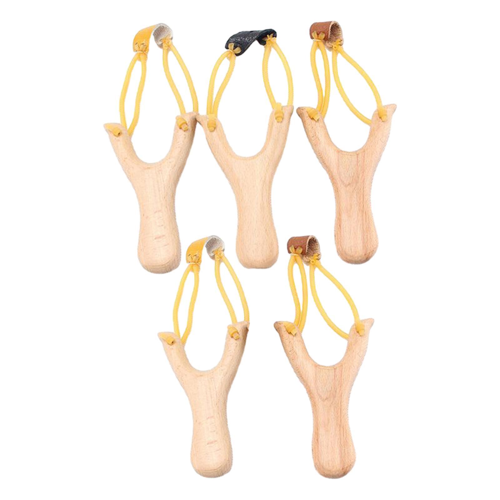 5 Pieces Wooden  Lightweight for Entertainment Game Hiking