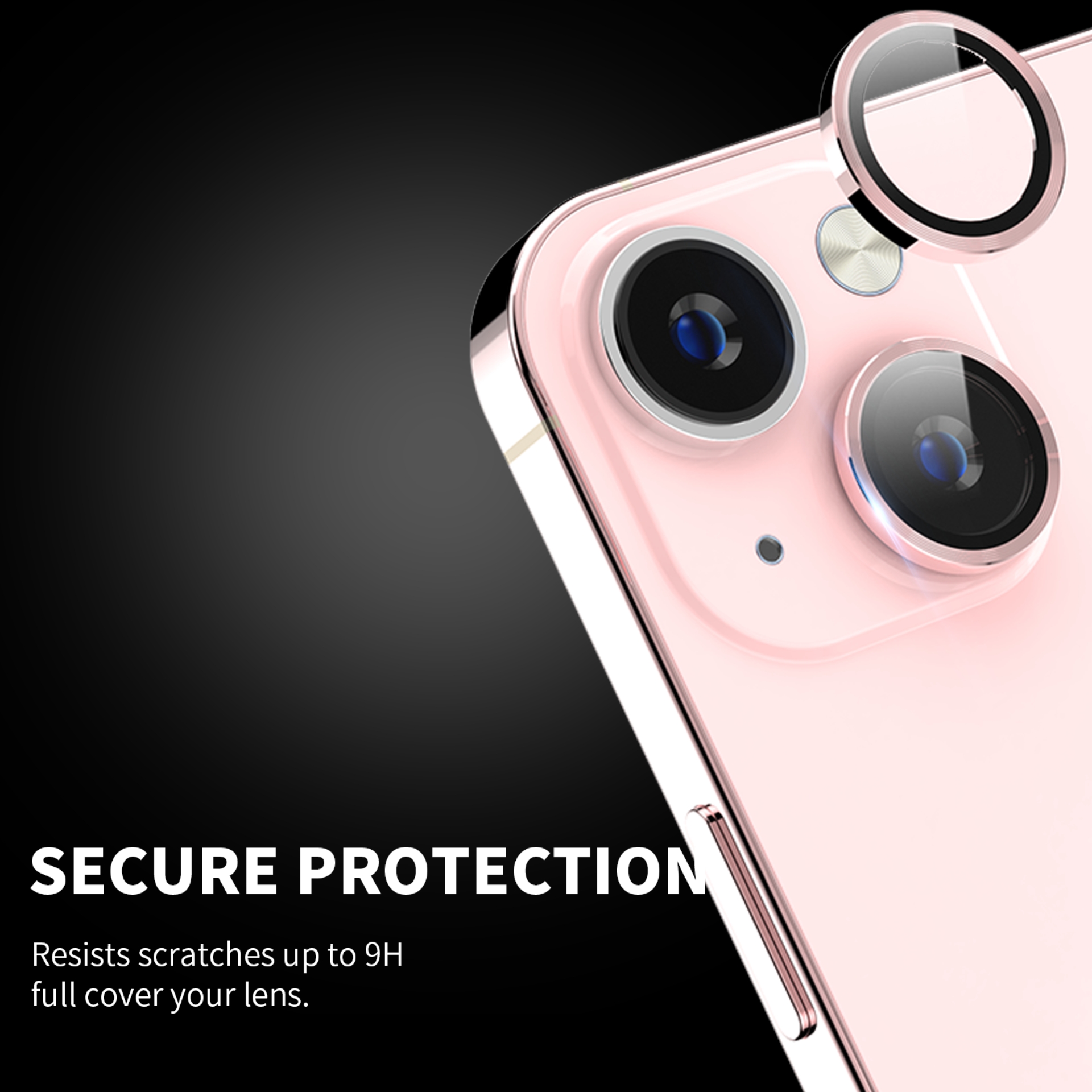 Miếng Dán Kính Cường Lực Camera Lens MIPOW KINGBULL Dành Cho iPhone 15 / iPhone 15 Plus, TITANSHIELD PROTECTOR - HÀNG CHÍNH HÃNG