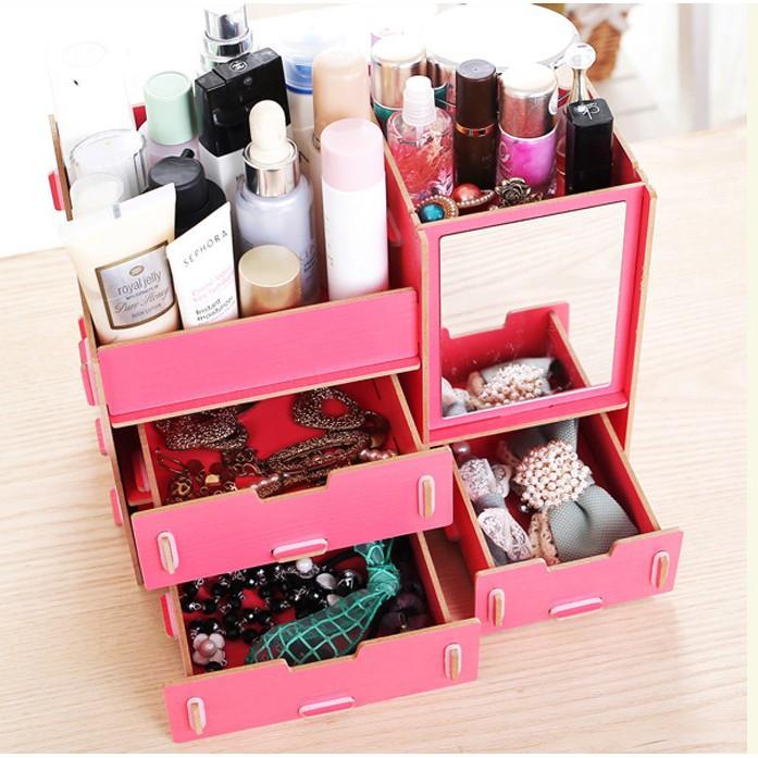 Kệ dựng my phẩm 3 ngăn có gương