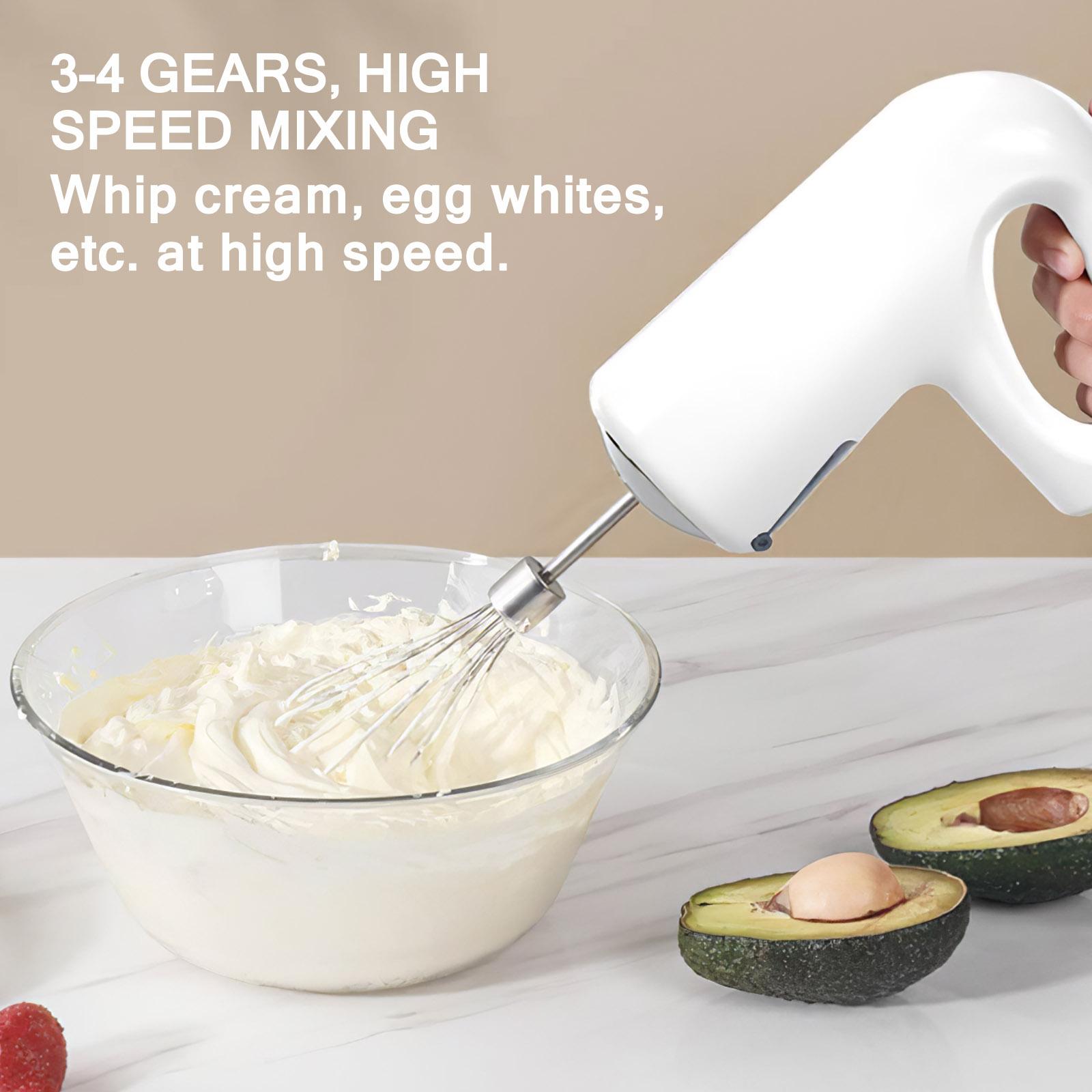 Không Dây Điện Đánh Standable Hộ Gia Đình Kem Roi Bánh Phối Bếp Dụng Cụ Nướng Bánh Với 4 Tốc Độ Chế Độ Nướng Bánh