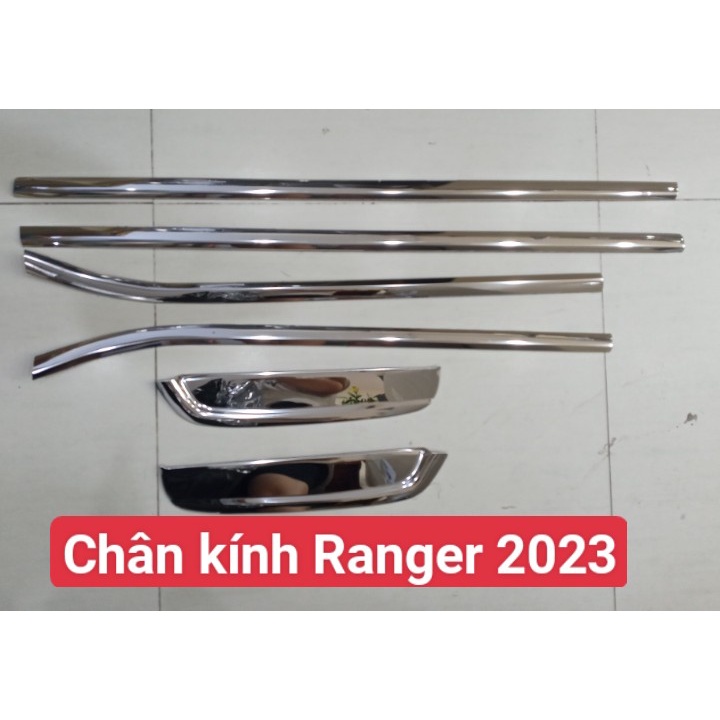 Tổng hợp phụ kiện cho xe Ford Ranger 2022 - 2023 nhựa đen, bản mới nhất