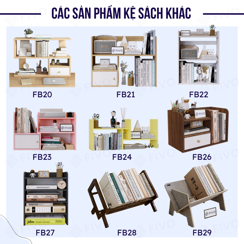 Kệ Máy Tính Gỗ Để Bàn FIVO FB25 Gỗ Dày Chống Ẩm, Gọn Gàng Góc Làm Việc, Nâng Chiều Cao Màn Hình, Bảo Vệ Đốt Sống Cổ