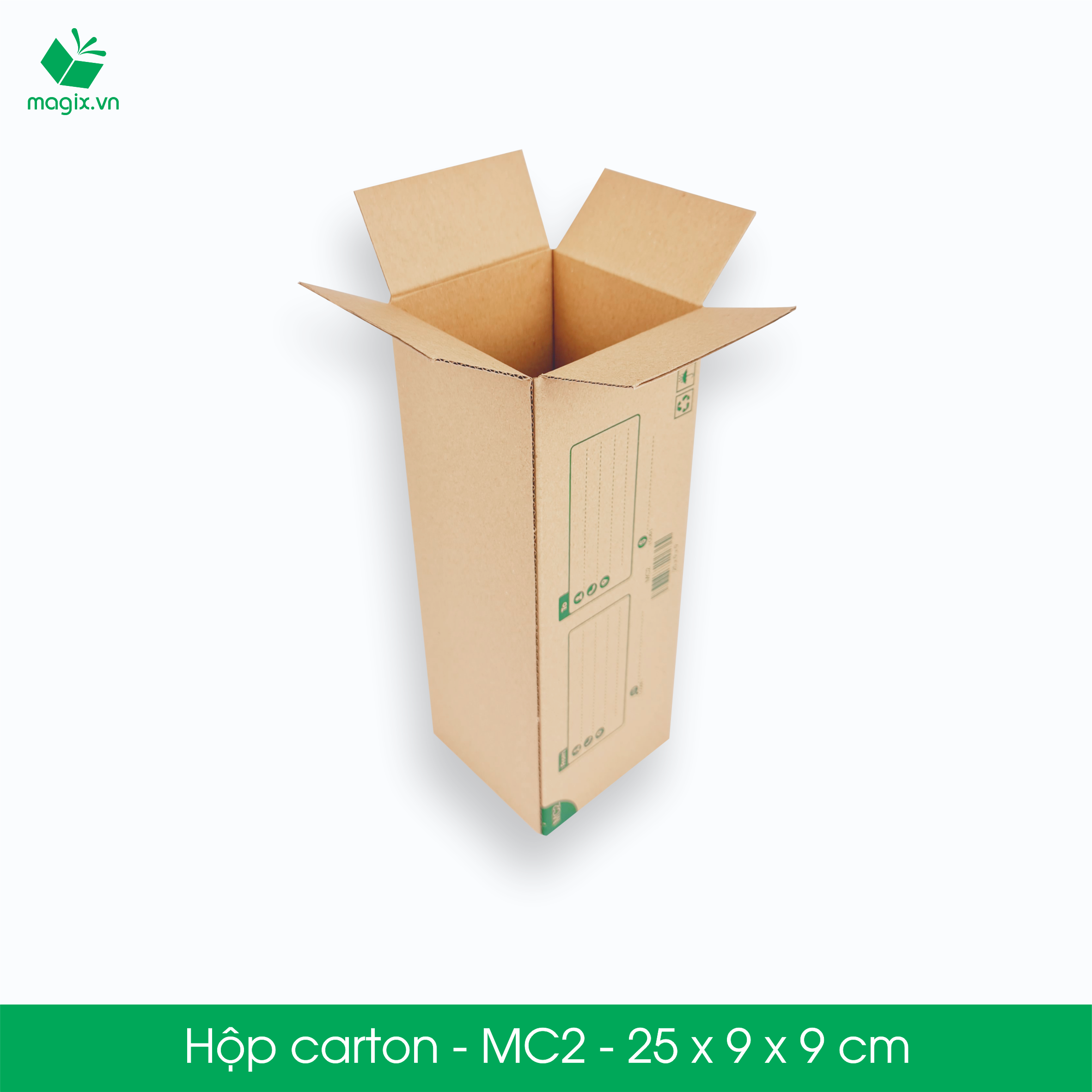 MC2 - 25x9x9 cm - 100 Thùng hộp carton