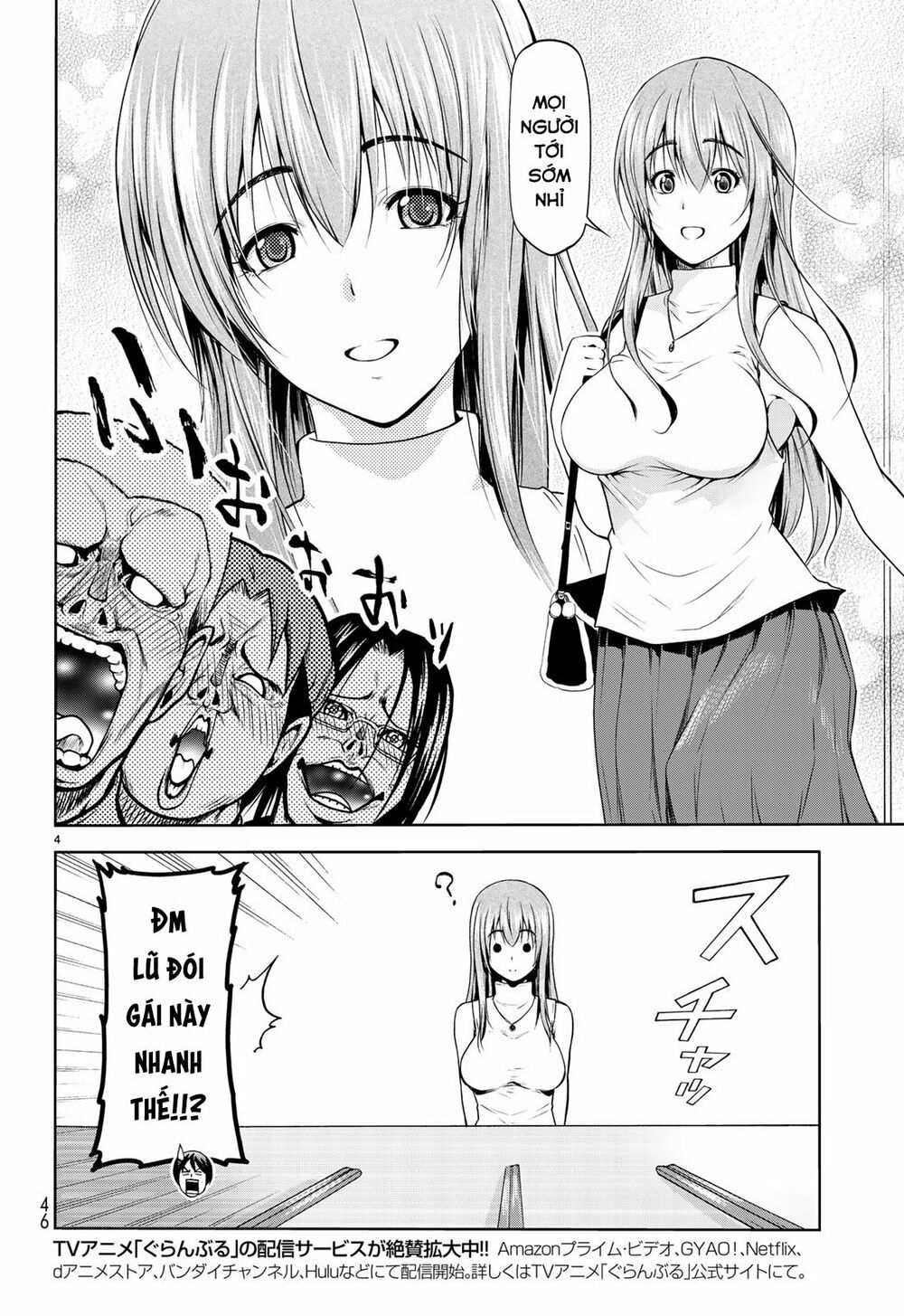 cô gái thích lặn - grand blue chapter 59 4