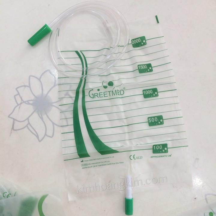 Túi Tiểu Có Van Xả Thẳng: GreetMed -VT0204