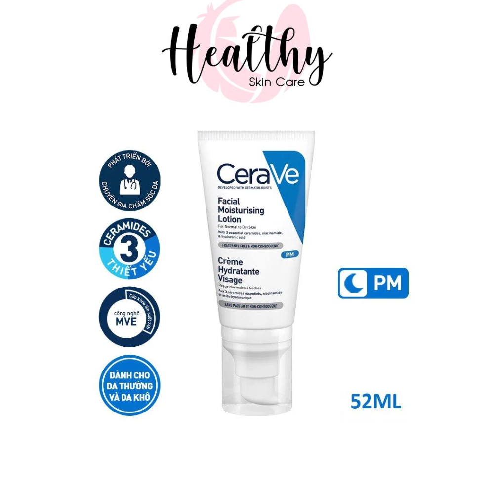 Sữa Dưỡng Ẩm Chuyên Biệt Ban Đêm CeraVe Facial Moisturizing Lotion PM 52ml