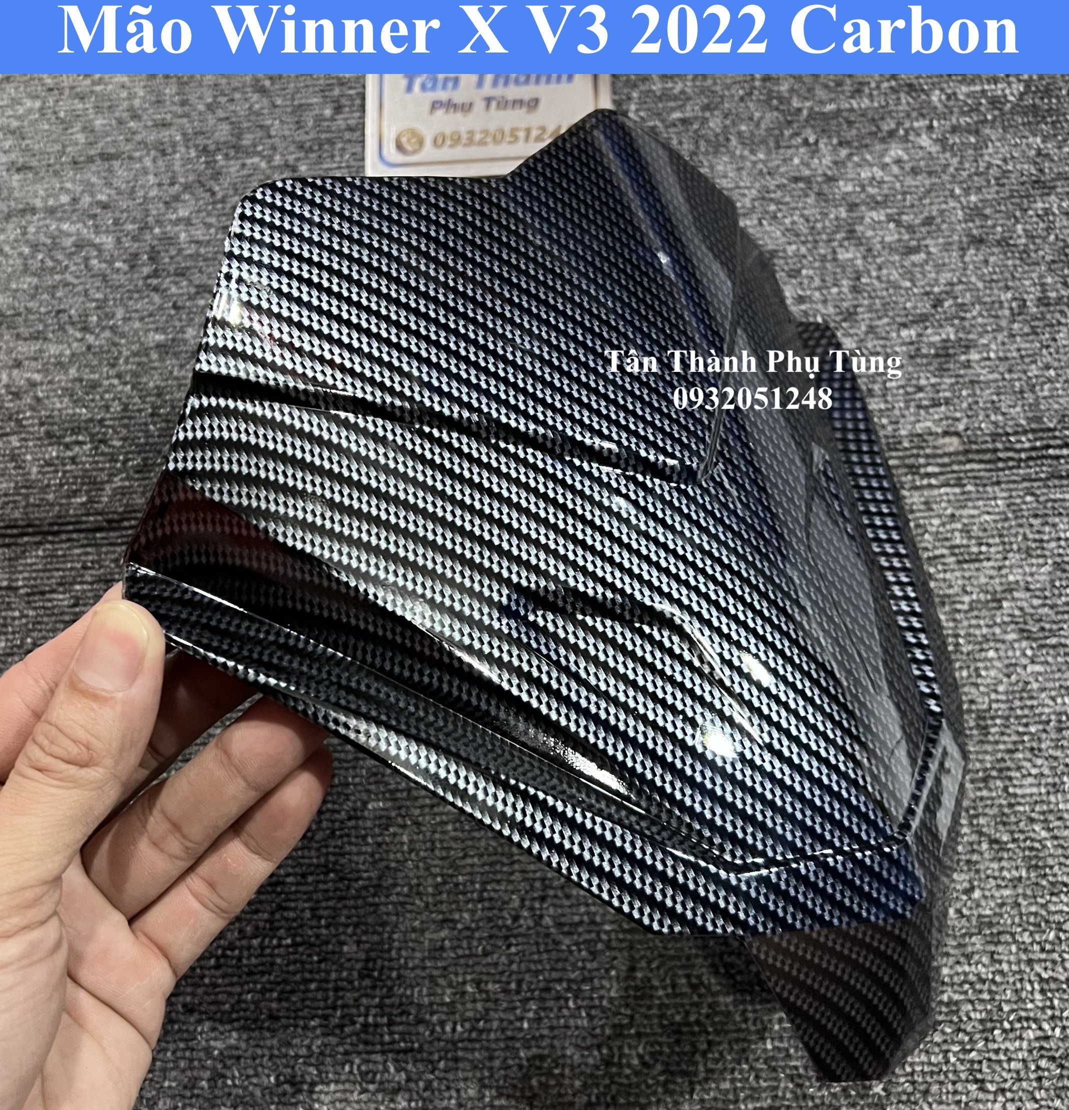 Mão dành cho Winner V3 2022 - Carbon