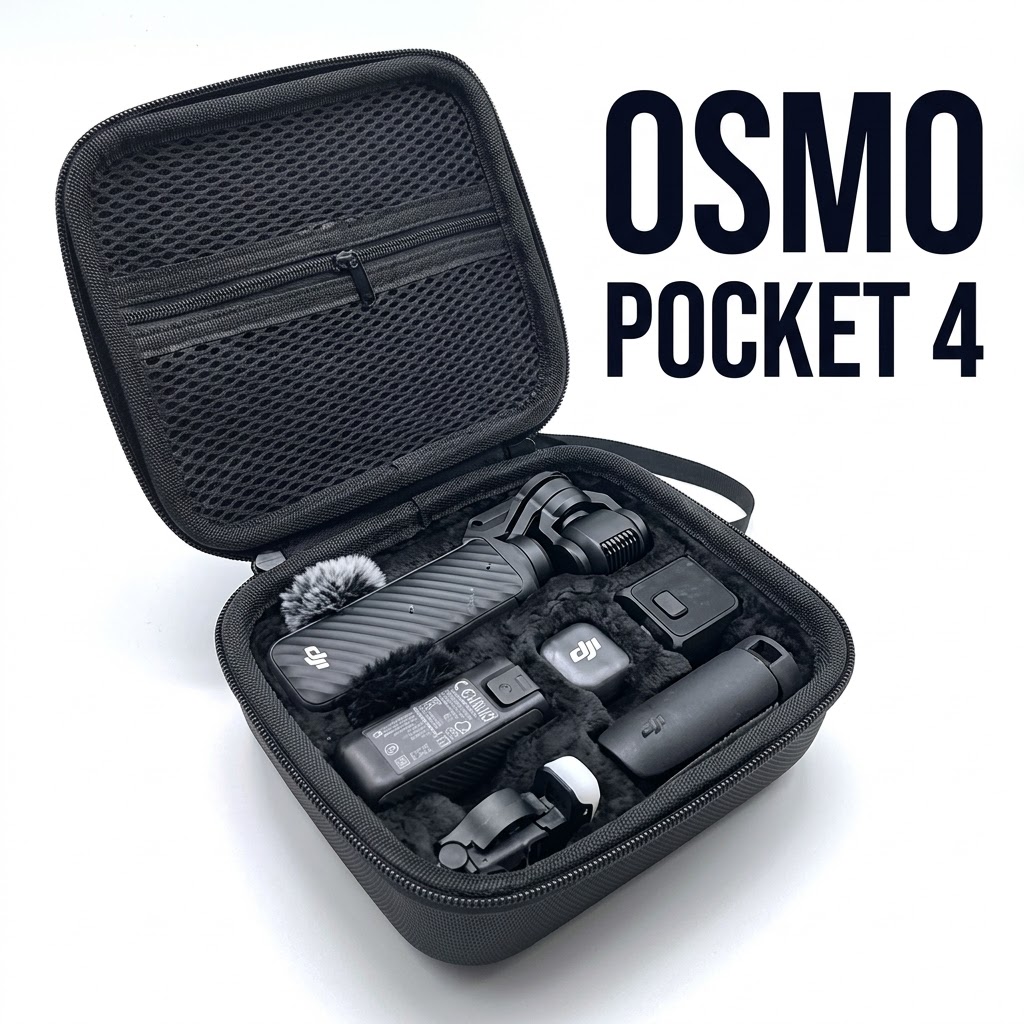 Túi chống sốc dành cho DJI Osmo Pocket 4 Camera túi đeo chéo đựng phụ kiện chống sốc cho osmo pocket 4 - HÀNG CHÍNH HÃNG