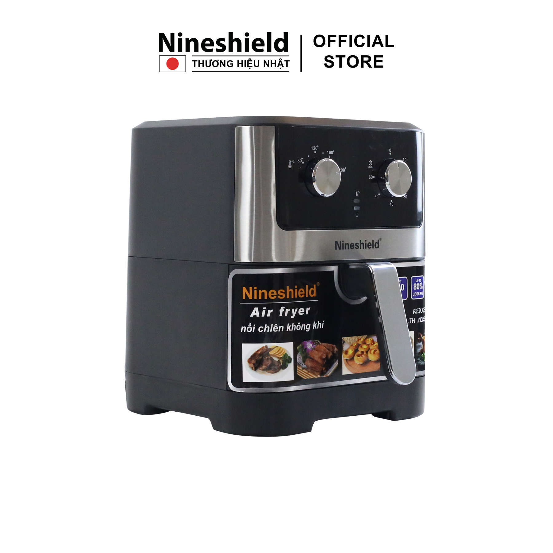 Nồi chiên không dầu Nineshield 9L KB1000 - Hàng chính hãng