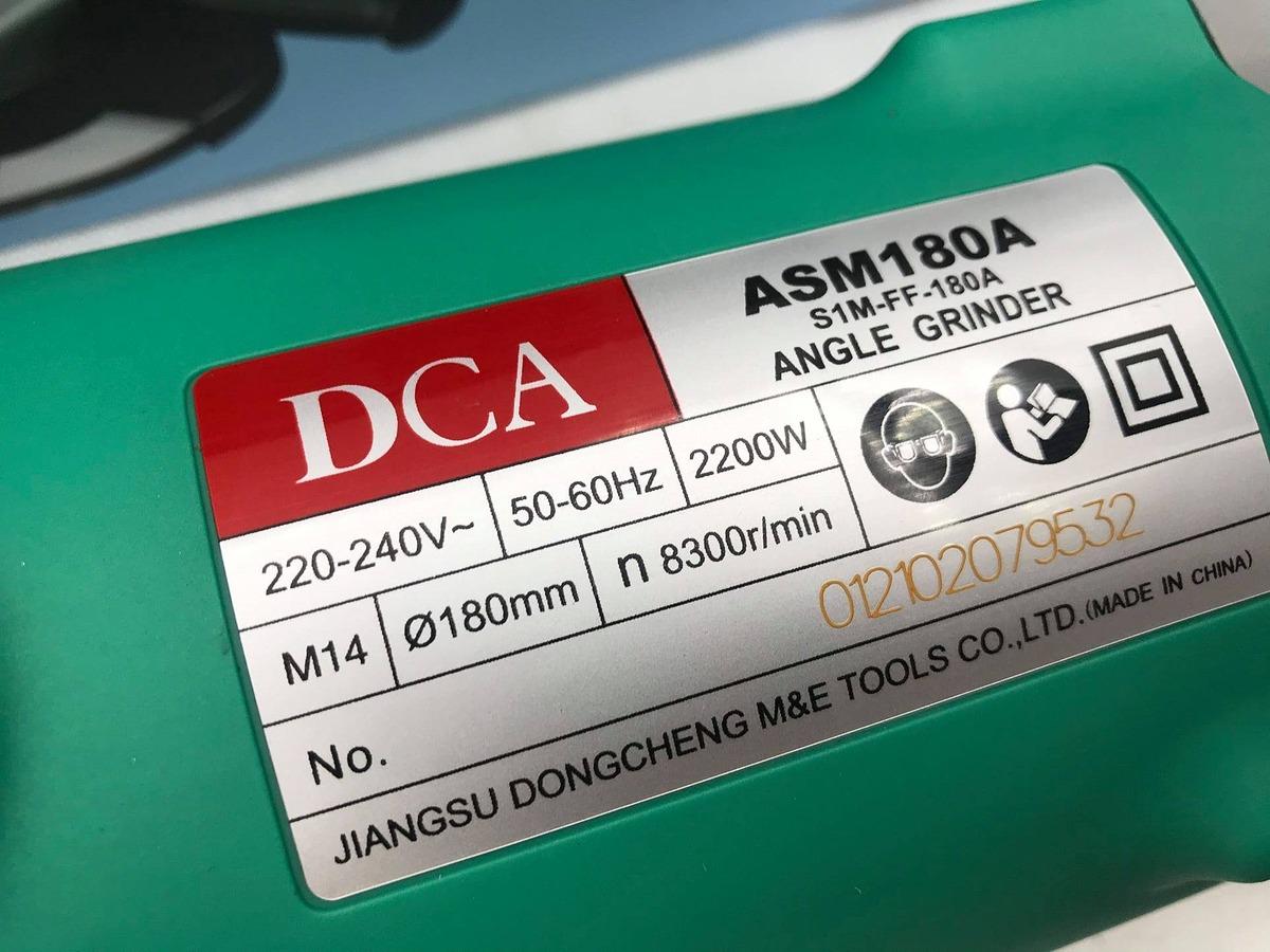 MÁY MÀI GÓC 180MM 2020W DCA ASM180A - HÀNG CHÍNH HÃNG