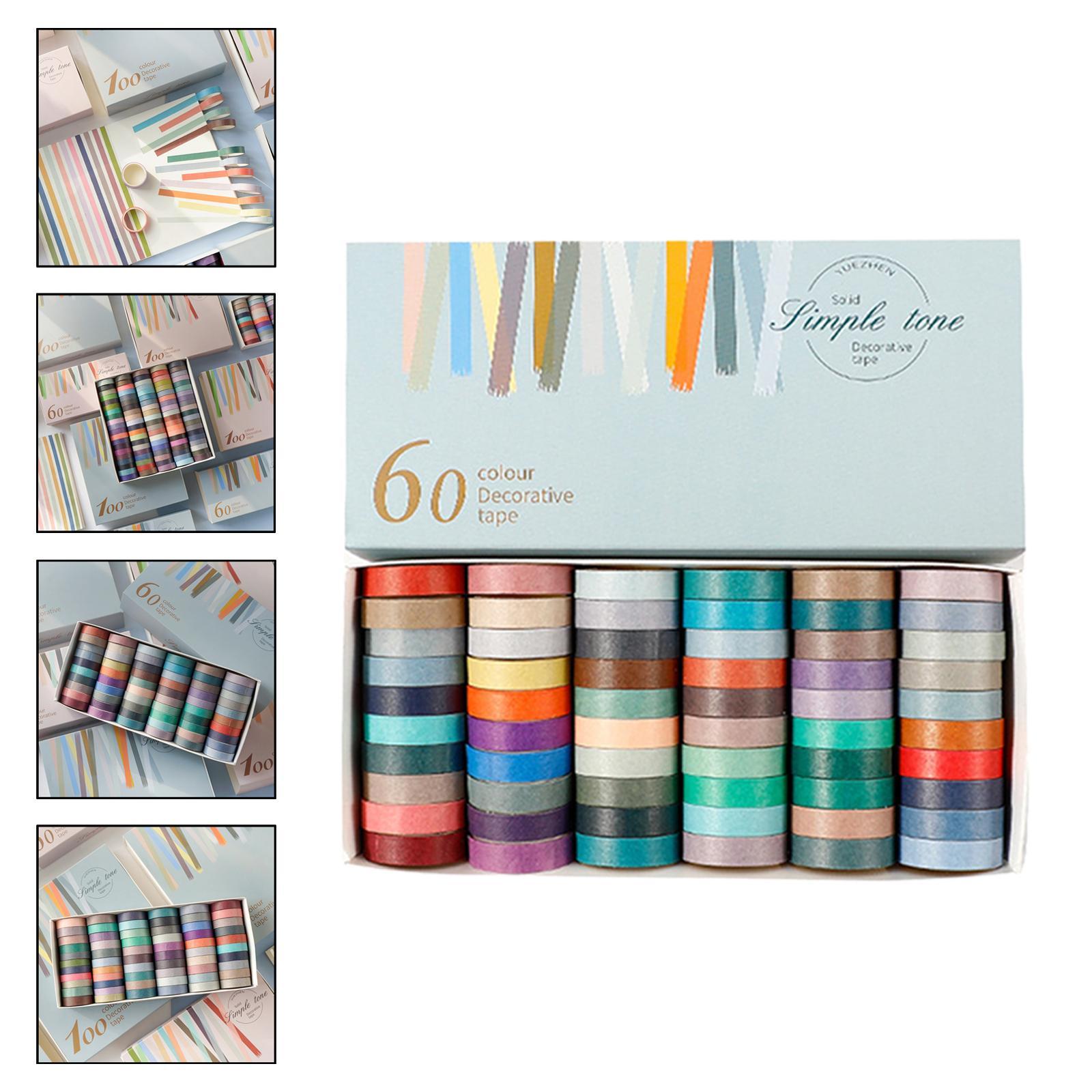 Washi Tape Set Masking Tape Decorative Scrapbooking Office Supplies