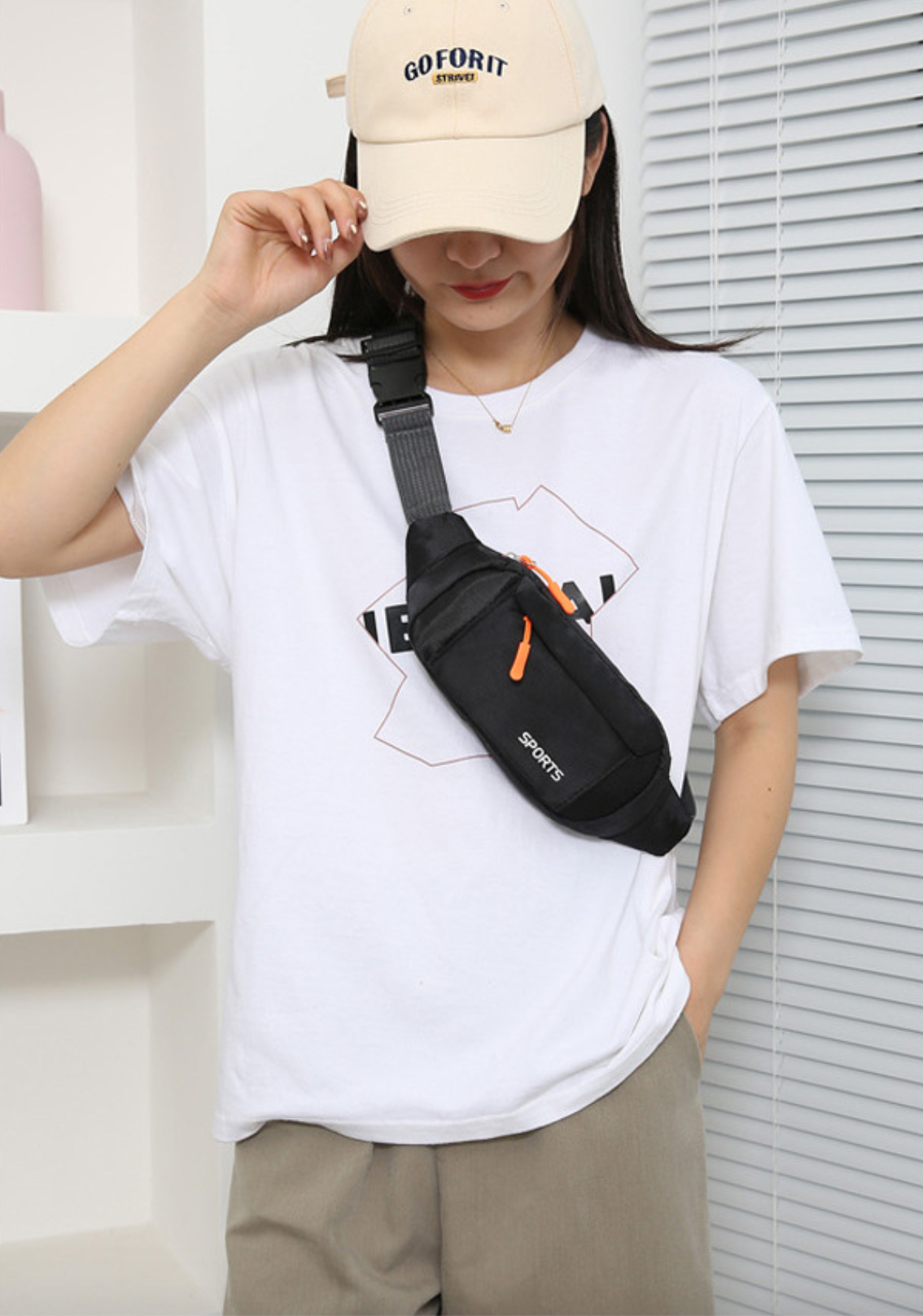 Túi đeo chéo mini, túi đi bộ chạy bộ, túi đeo hông, túi đeo ngực, túi bao tử, balo mini nam nữ nhỏ gọn chống nước