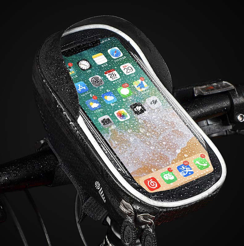 Túi Đựng Điện Thoại 6.5 inch Chống Thấm Nước Gắn Khung Trước Xe Đạp