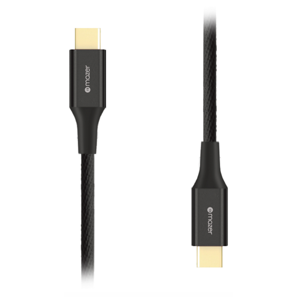 Dây Cáp Mazer ALU.DURA.TEK USB-C to C Cable 3.1A (2.0m) - hàng chính hãng