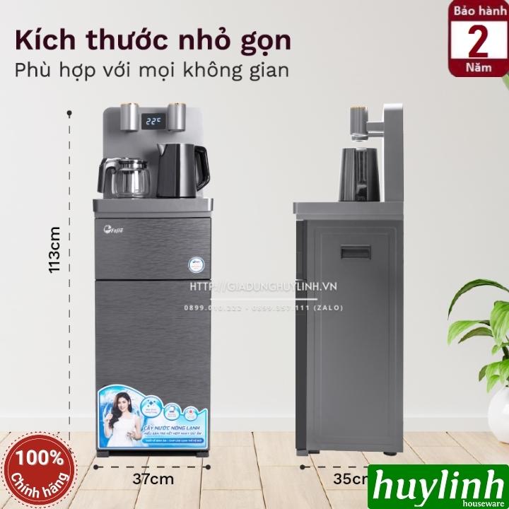 Cây nước nóng lạnh kết hợp bàn pha trà cà phê Fujie TBH1332E -  làm lạnh bằng chip điện tử - Hàng chính hãng