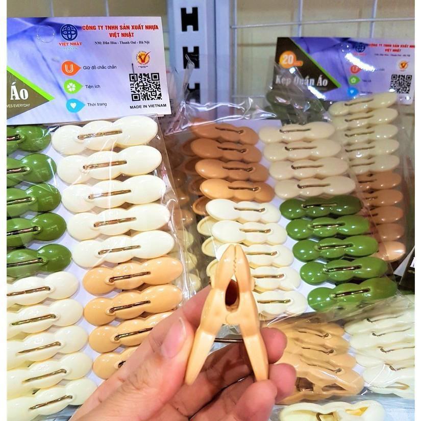 Set 20 chiếc kẹp phơi đồ nhựa | Kẹp quần áo