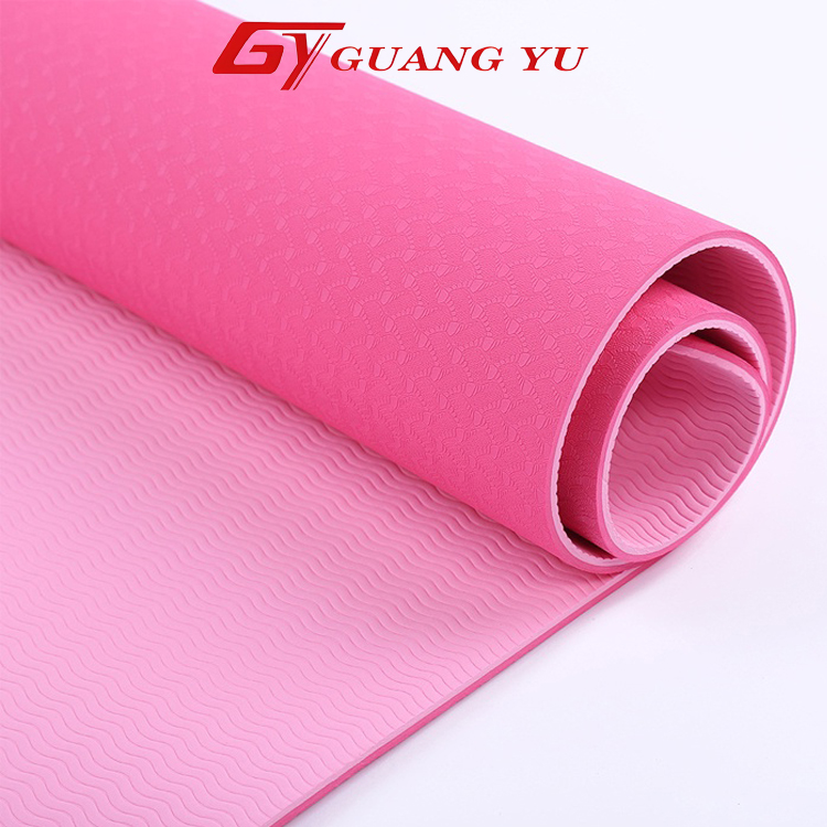 Thảm tập yoga 2 lớp, thảm tập gym yoga 6mm chống trượt hàng loại một