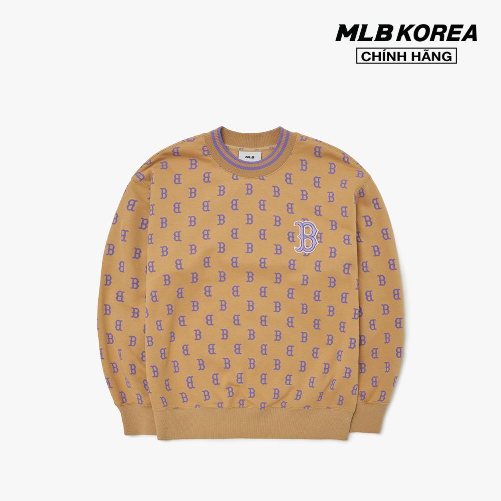 MLB - Áo sweatshirt tay dài phom suông Classic Monogram Front Brushed Overfit 3AMTM0926