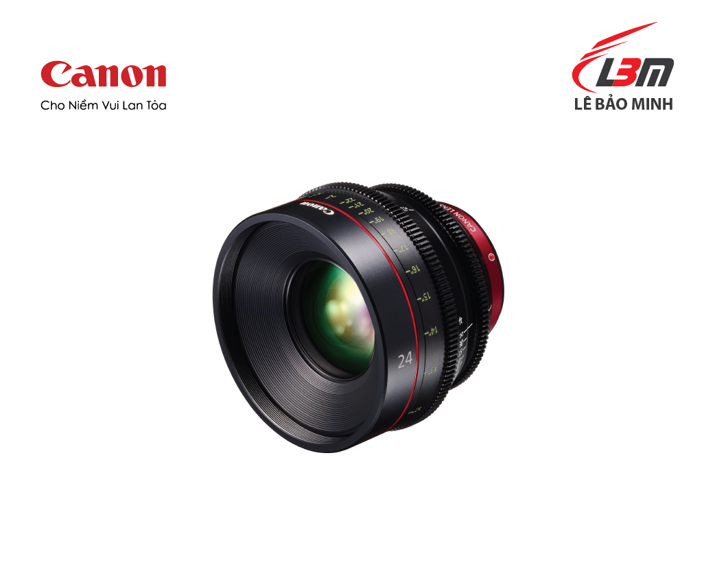 Ống Kính Canon EOS CN-E24mm T1.5 L F (EF) - Hàng Chính Hãng