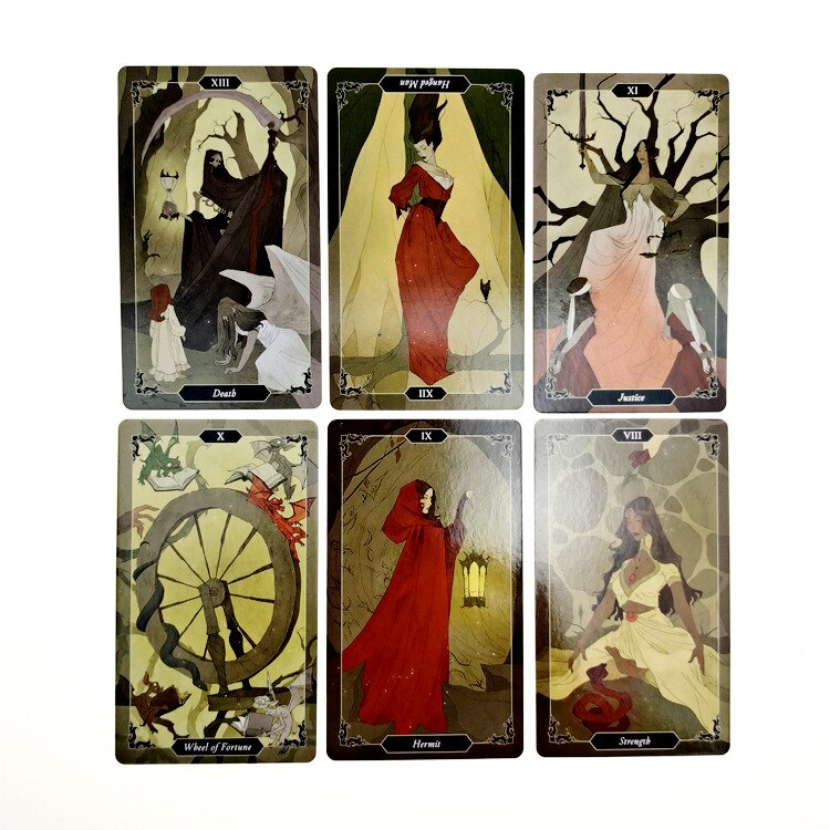 Bộ bài Dark Wood Tarot T27 óng ánh