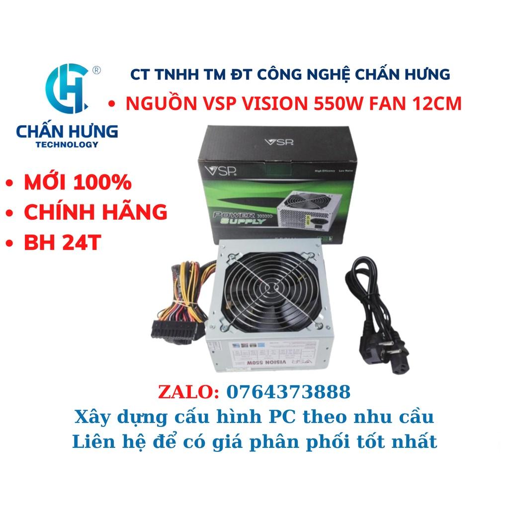 NGUỒN VSP VISION 550W FAN 12CM