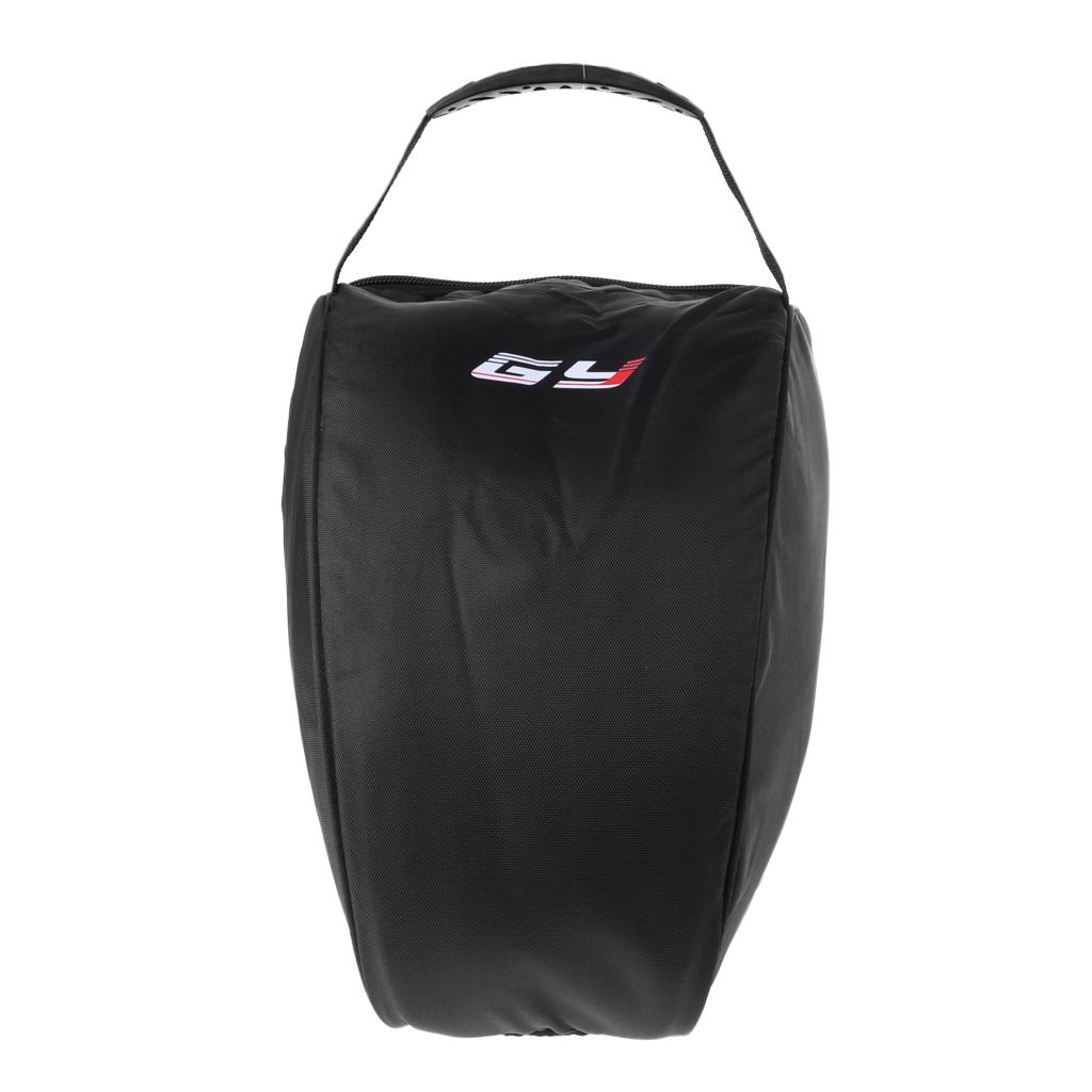 Ice Hockey Player and Goalie Helmet Bag Heavy Duty Zipper Padded Equipment Storage Bag with Hand Strap