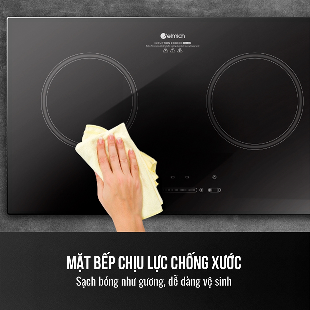 BẾP TỪ ĐÔI ELMICH ICE-3488 - Hàng Chính Hãng