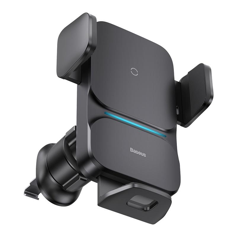 Bộ Đế Giữ Điện Thoại Baseus Wisdom Auto Alignment Car Mount Wireless Charger(QI 15W)