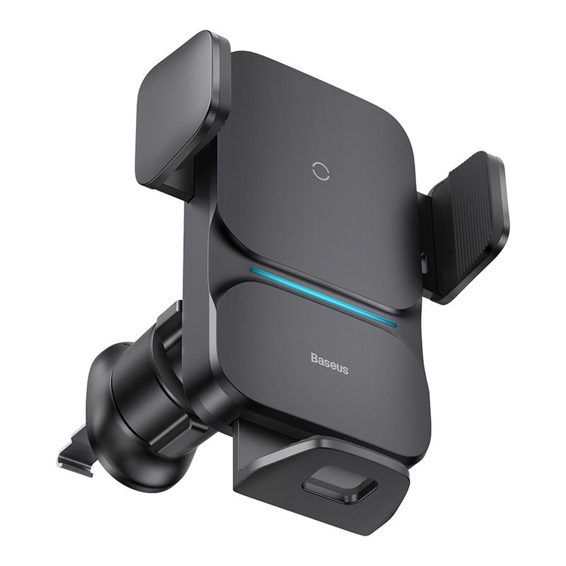 Bộ Đế Giữ Điện Thoại Baseus Wisdom Auto Alignment Car Mount Wireless Charger（QI 15W) (Hàng chính hãng)