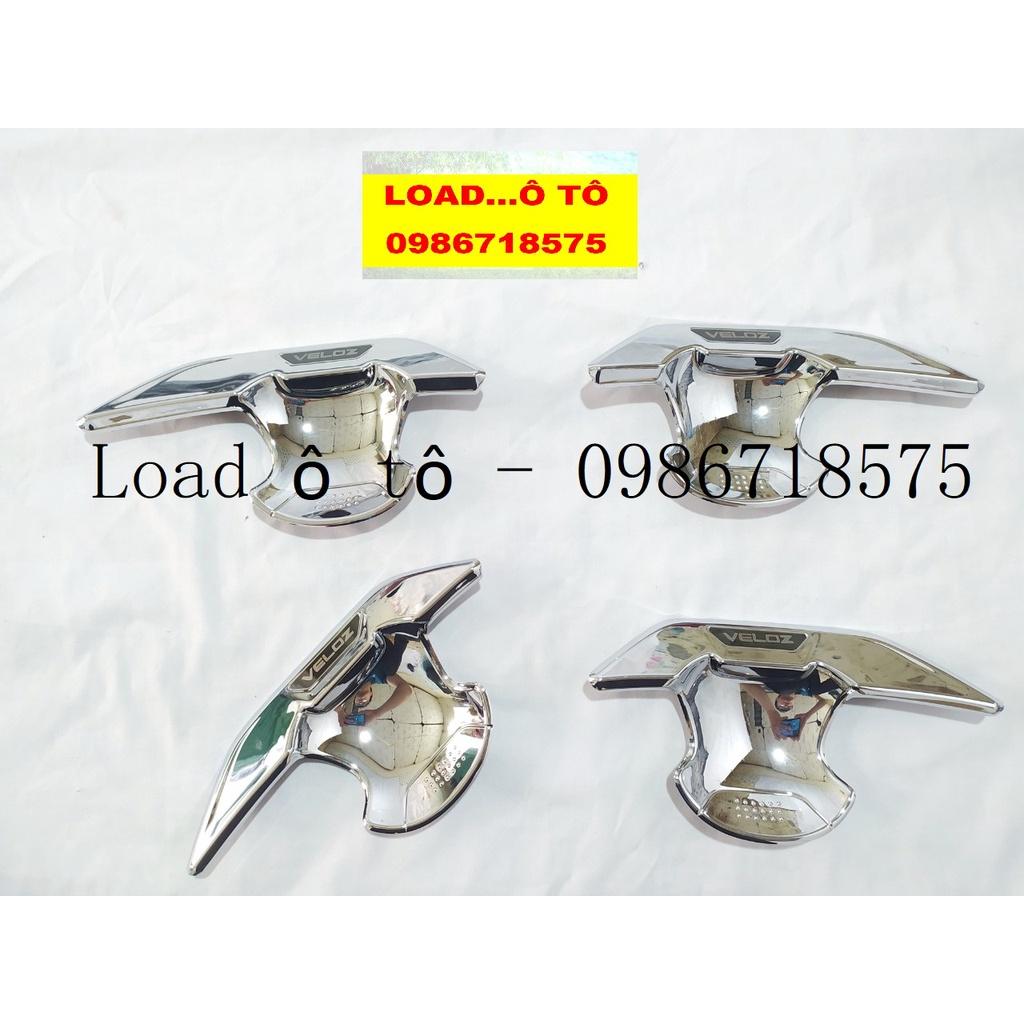 Ốp Hõm Cửa Xe Toyota Veloz 2022-23 Mẫu Nhựa ABS Mạ Crom Sáng Bóng