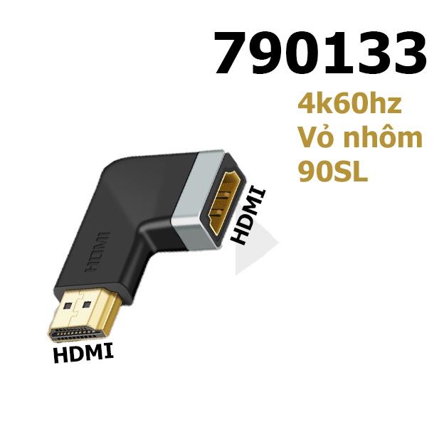 Đầu chuyển HDMI ra HDMI cái góc 90 độ 1080p - Hồ Phạm