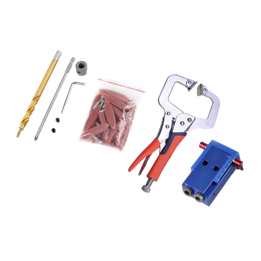 90 Degree Drill Guide 9.5mm Drill Bit Hole Locator Woodworking Jig