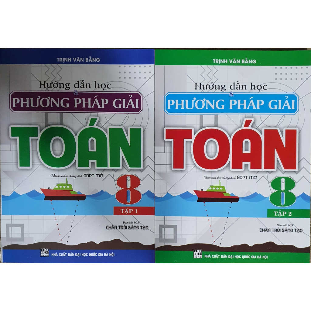 Sách Combo Hướng Dẫn Học & Phương Pháp Giải Toán Lớp 8  -HA-Mk